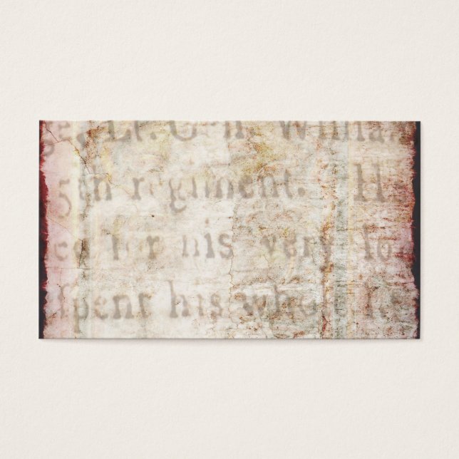  tekst 1700 Achtergrondpapier Sjabloon leeg Visitekaartjes (Voorkant)