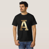 Tekst "A" T-shirt (Voorkant volledig)