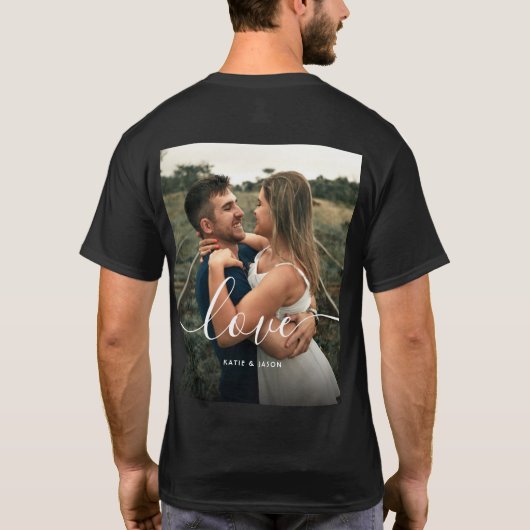 Tekst aangepast fotoscript t-shirt (Achterkant)