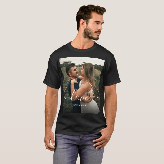 Tekst aangepast fotoscript t-shirt (Voorkant volledig)