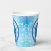 Tekst aanpassen Diwali Blue wijzigen Papieren Bekers (Rechts)