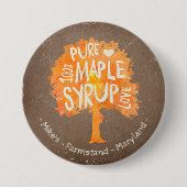 Tekst aanpassen op de Button Maple Syrup Tree (Voorkant)