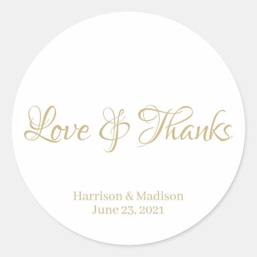 tekst Aanpassen Tekstlabels voor cadeaubonnen voor Ronde Sticker (Voorkant)