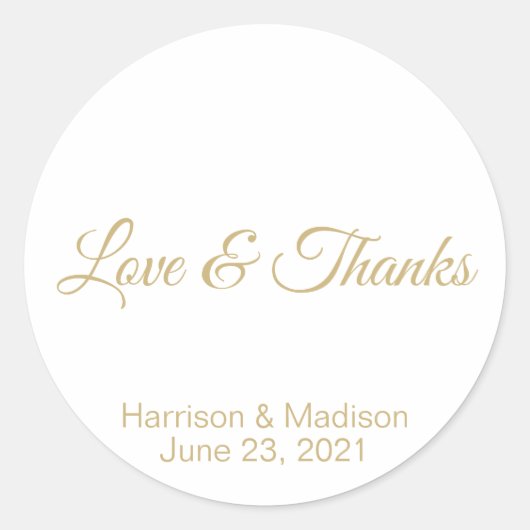 tekst Aanpassen Tekstlabels voor cadeaubonnen voor Ronde Sticker (Voorkant)