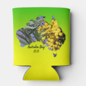 Tekst Australië dag gum lef Wattle bewerken Blikjeskoeler (Achterkant)