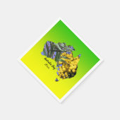 Tekst Australië dag gum lef Wattle bewerken Servet (Hoek)