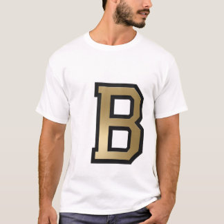 Tekst "B" T-shirt