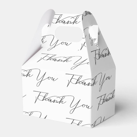 Tekst Bedankt Op Wit  Bedankdoosjes (Achterkant)