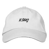 Tekst bedrukt Katoen Geborduurde Petten Petten (Voorkant)