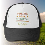 tekst | Beste chirurg ter wereld | Cadeau Trucker Pet<br><div class="desc">tekst | Beste chirurg ter wereld | Gift voor een chirurg. Het dragen van dit shirt zou een leuke manier kunnen zijn om trots te shows op je beroep of om een persoonlijke prestatie te vieren. Het zou ook kunnen dienen als een gespreksstarter en een manier om contact te leggen...</div>