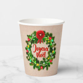 Tekst bewerken Assiette joyeux Noël Papieren Bekers