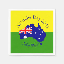 Tekst bewerken die overeenkomt met Australië Day C Servet
