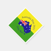 Tekst bewerken die overeenkomt met Australië Day C Servet (Hoek)