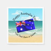 Tekst bewerken die overeenkomt met Australië Day F Servet (Voorkant)
