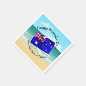 Tekst bewerken die overeenkomt met Australië Day F Servet (Hoek)