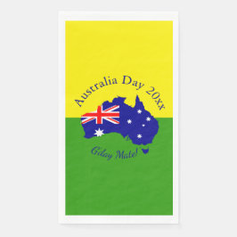Tekst bewerken die overeenkomt met Australië Day P Servet