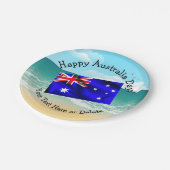 Tekst bewerken die overeenkomt met Australië Day V Papieren Bordje (Gekanteld)