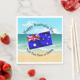 Tekst bewerken die overeenkomt met Australië Day V Servet