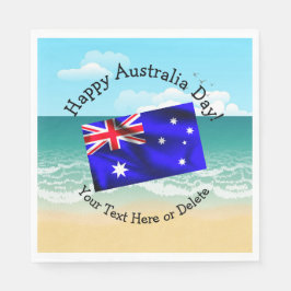 Tekst bewerken die overeenkomt met Australië Day V Servet