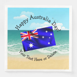 Tekst bewerken die overeenkomt met Australië Day V Servet