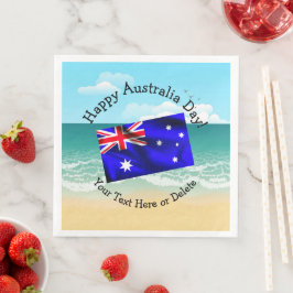 Tekst bewerken die overeenkomt met Australië Day V Servet