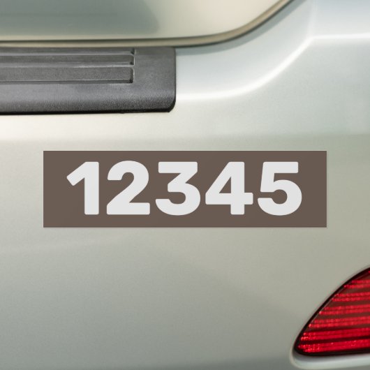 Tekst bewerken, House Numbers Sticker (Op auto)