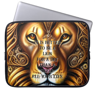 Tekst bewerken/verwijderen, verbluffend mooie Gold Laptop Sleeve