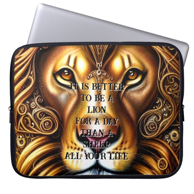Tekst bewerken/verwijderen, verbluffend mooie Gold Laptop Sleeve (Voorkant)