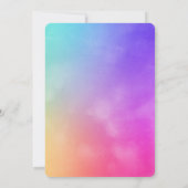 Tekst Bubbels voor Verjaardagsfeest Uitnodigen Kaart (Achterkant)