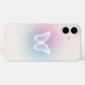 Tekst die een vlindertelefoonhoesje beschrijft Case-Mate iPhone case (Achterkant (horizontaal))