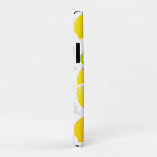  tekst en afbeelding modern citrusgeel Case-Mate iPhone case (Achterkant/rechts)