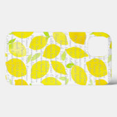  tekst en afbeelding modern citruspatroon Case-Mate iPhone case (Achterkant (horizontaal))