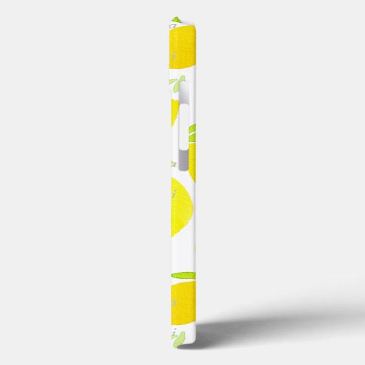  tekst en afbeelding modern citruspatroon Case-Mate iPhone case (Achterkant / Links)