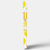 tekst en afbeelding modern citruspatroon Case-Mate iPhone case (Achterkant / Links)