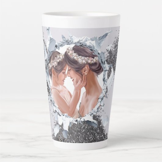 TEKST EN AFBEELDING PERSONALISEREN LATTE MOK (Voorkant)