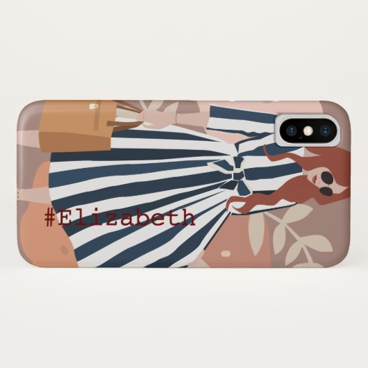tekst en afbeelding Trendy schattige kleuren Case-Mate iPhone Case (Achterkant (horizontaal))