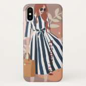 tekst en afbeelding Trendy schattige kleuren Case-Mate iPhone Case (Achterkant)
