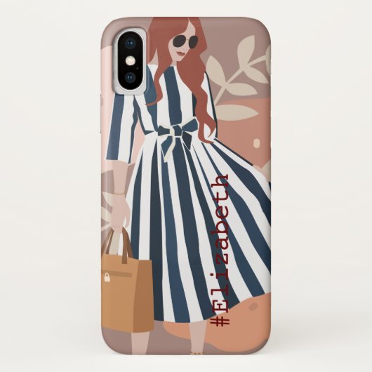  tekst en afbeelding Trendy schattige kleuren Case-Mate iPhone Case (Achterkant)