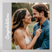 tekst en foto op maat gemaakte persoonlijke verlov poster (Voorkant)