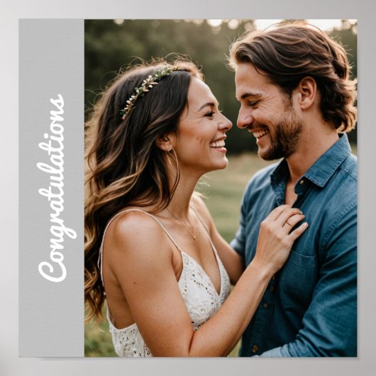 tekst en foto op maat gemaakte persoonlijke verlov poster (Voorkant)