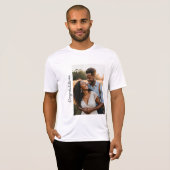 tekst en foto op maat  t-shirt (Voorkant volledig)