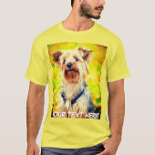 Tekst en foto op maat t-shirt (Voorkant)