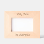  tekst- en fotoweergave, laserprinter gegraveerde lijstjes (Voorkant)