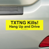Tekst- en schijfstation Bumpersticker niet (Op auto)