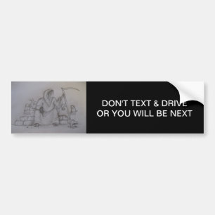 Tekst- en schijfwisser Bumpersticker Dont