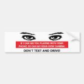 TEKST EN STATION BUMPERSTICKER NIET (Voorkant)