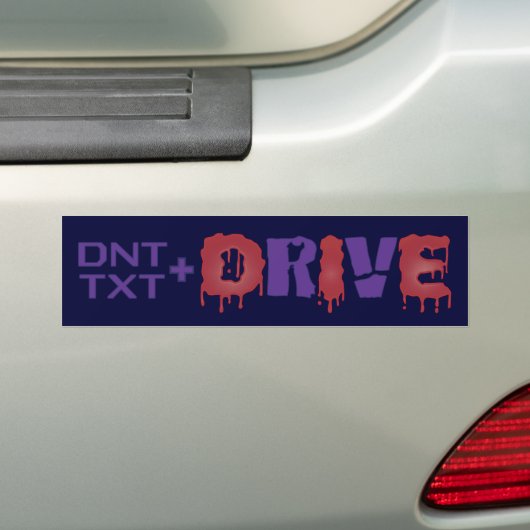 Tekst en station niet bumpersticker (Op auto)