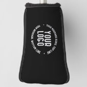  tekst en uw geüploade Logo of Afbeelding Golfheadcover (Draai 90)