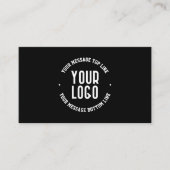  tekst en uw geüploade Logo of Afbeelding Informatiekaartje (Voorkant)