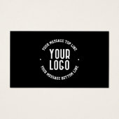  tekst en uw geüploade Logo of Afbeelding Visitekaartje (Voorkant)